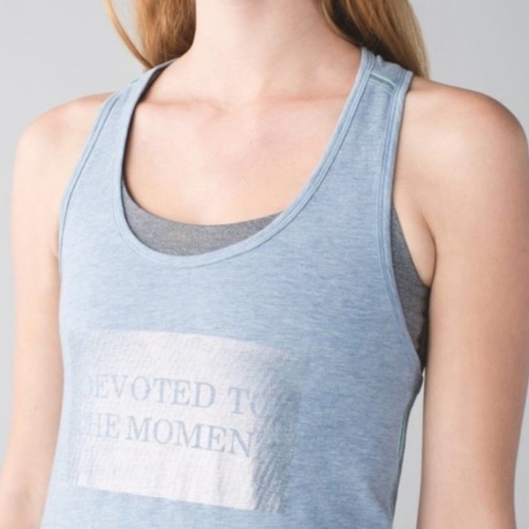 CLOSET CLEAROUT $10| Lululemon | Devoted to the moment tank | Size 4 - Picture 1 of 7